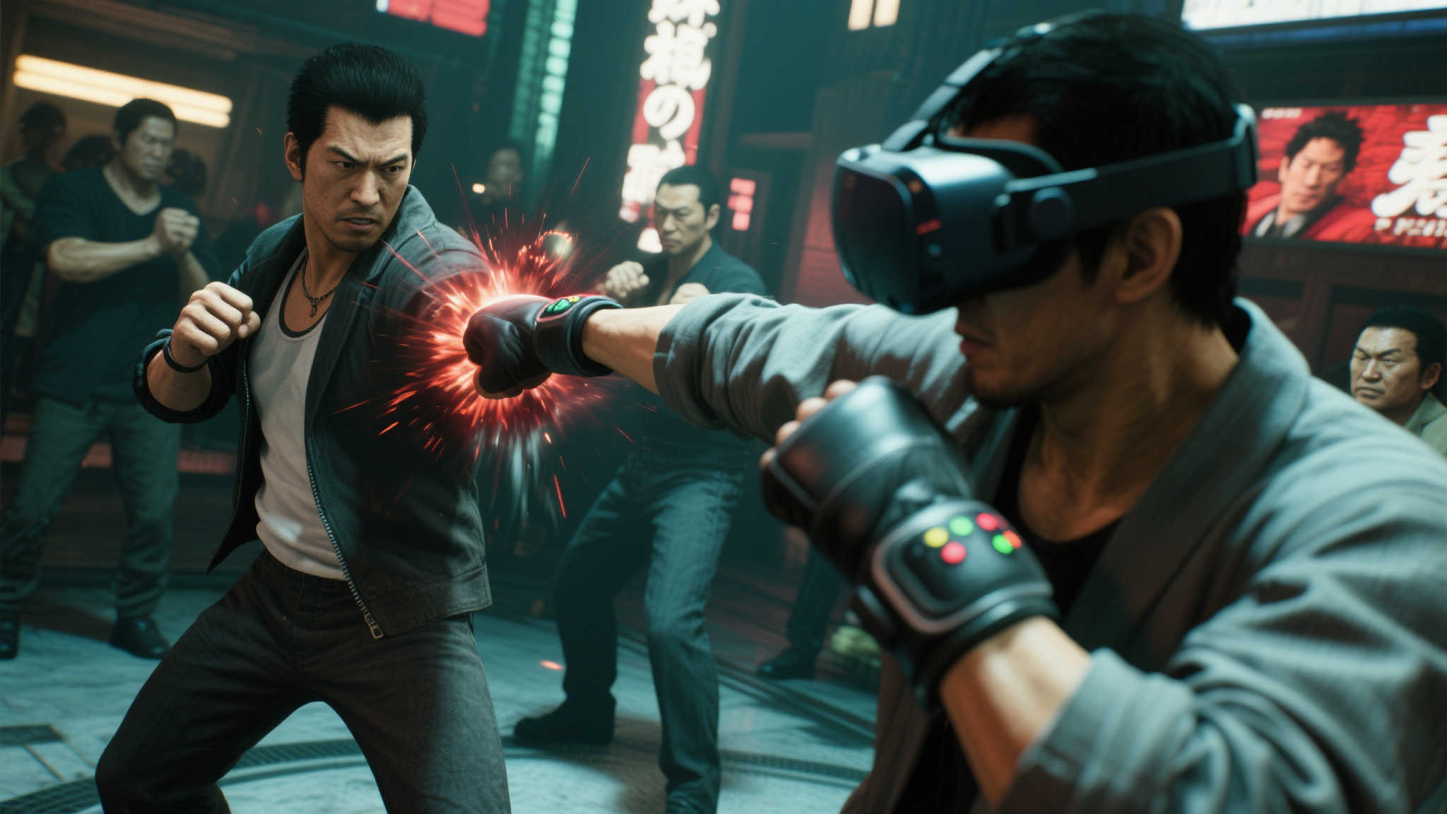 世嘉创新突破!携手共创《如龙》系列VR沉浸式体验! 以一个简单的案例来看,在传统的2D屏幕上