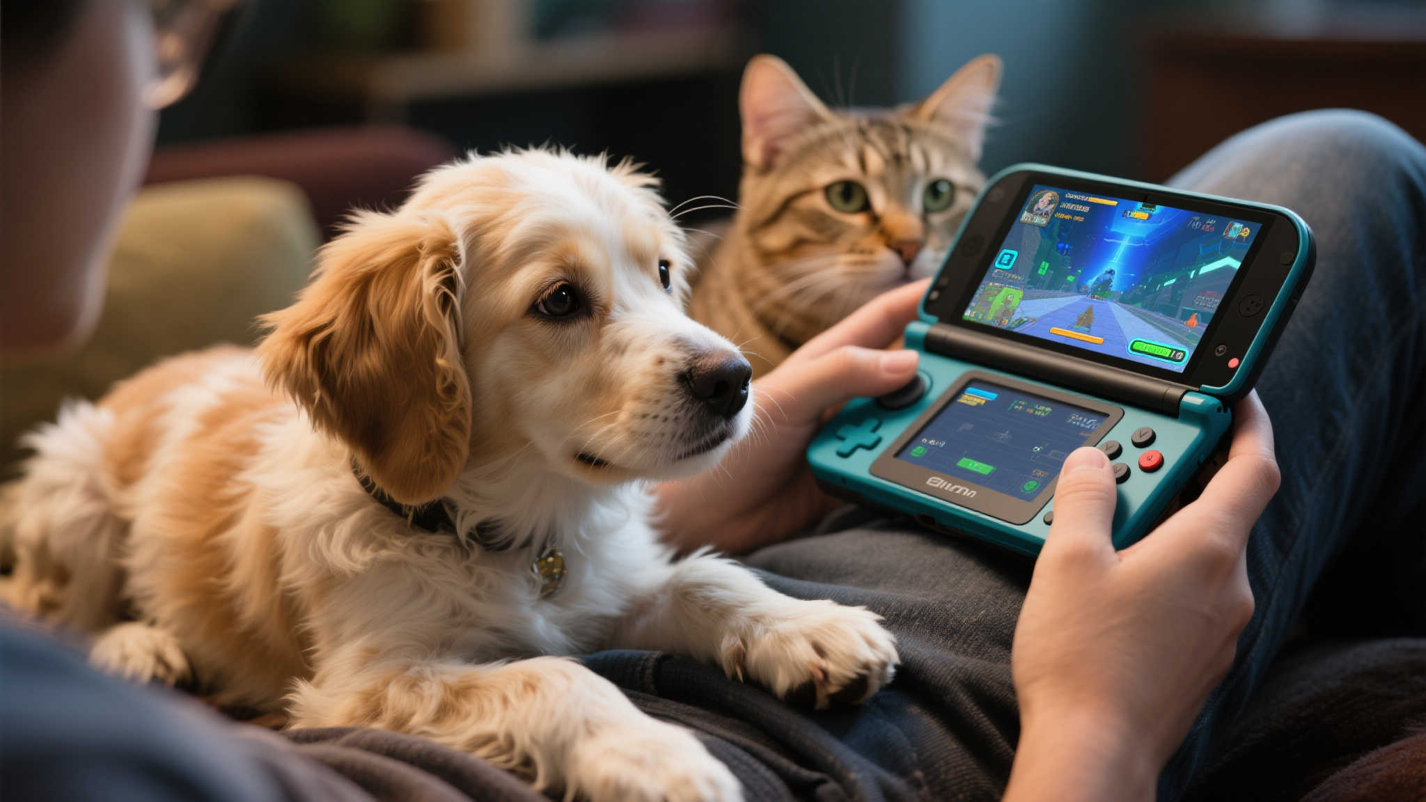 分享萌宠陪玩趣事:迷恋掌机散热口的可爱瞬间! 分享萌宠陪玩趣事:迷恋掌机散热口的可爱瞬间!