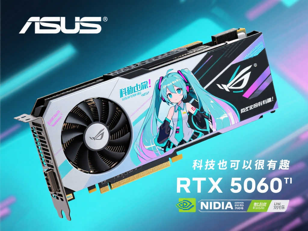 华硕携手初音未来推出联名显卡,RTX 5060 Ti亮点揭秘 华硕携手初音未来推出联名显卡,RTX 5060 Ti亮点揭秘